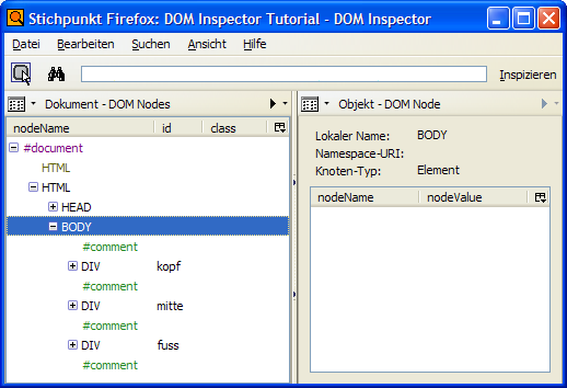 DOM Inspector