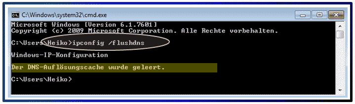 DNS Cache löschen