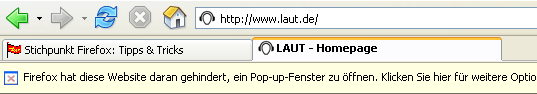 Popup Infofenster